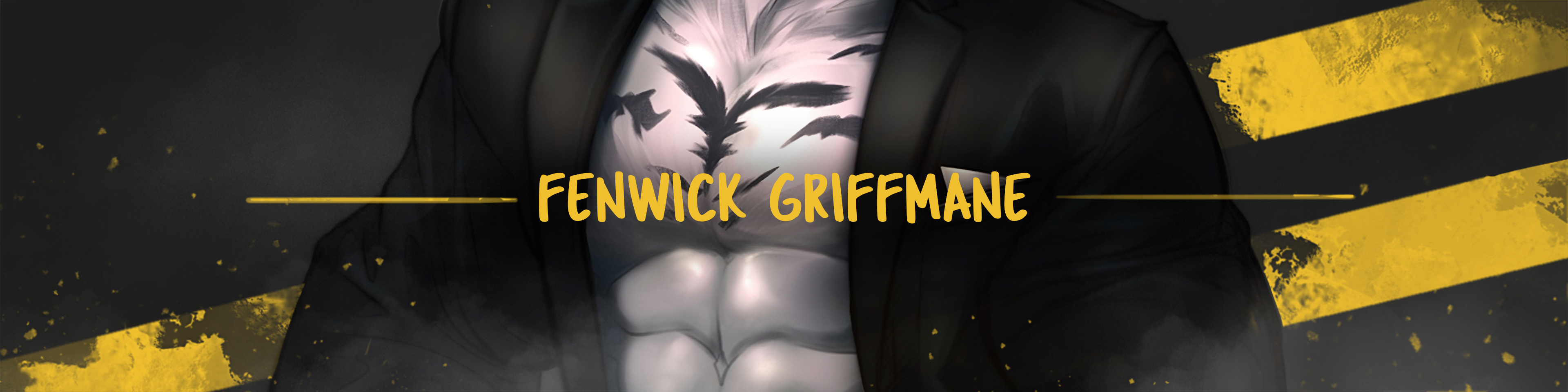 Fenwick Griffmane Suit Grunge Industrial Aesthetic Banner